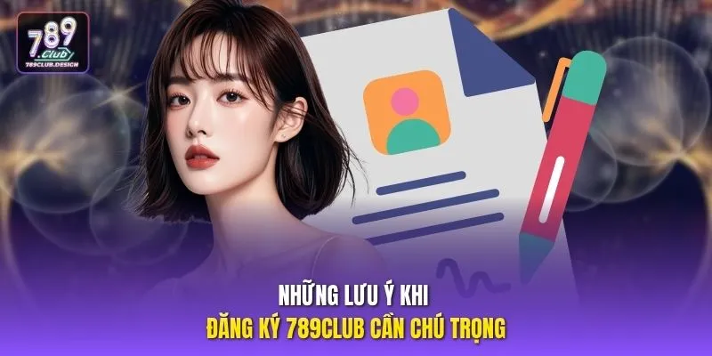 Những lưu ý khi đăng ký 789CLUB cần chú trọng